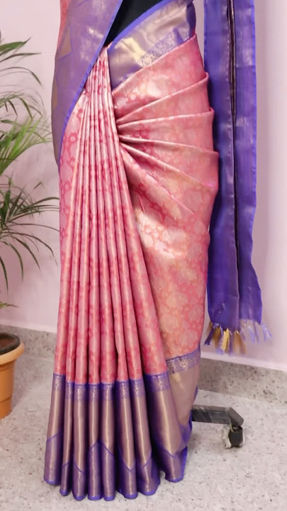 Fluffy 😍pleats 🥰#trending #saree #tipsntricks #tutorial #silksaree