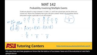 Probability Involving Multiple Events