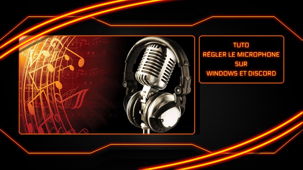 Tuto - régler le micro-casque sur windows et discord - YouTube