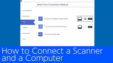 How to Connect a Scanner and a Computer