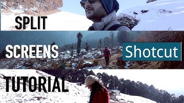 Create Split Screens video in SHOTCUT | Split Screens kaise kare Hindi Tutorial