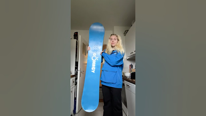 Gönrgy Snowboard für Montanablack Event