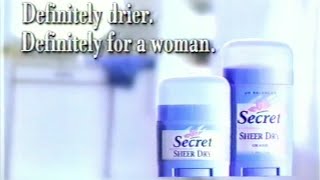 Secret Sheer Dry Interview 30S - Philippines, 1999