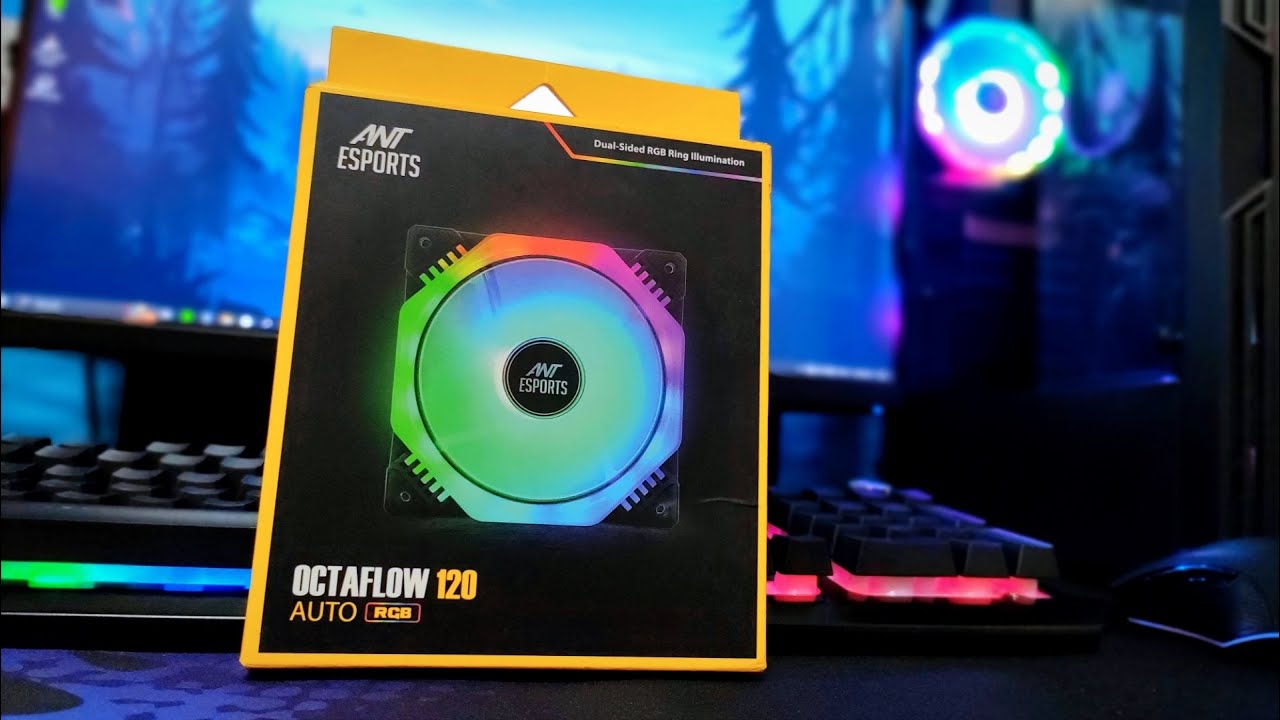 Auto Rgb Fan Ant Esports Octaflow Auto RGB Fan Unboxing - YouTube