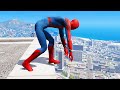 GTA 5 Spiderman Epic Jumps #62 - Spider-Man Gameplay &amp; Stunt, Action Fails