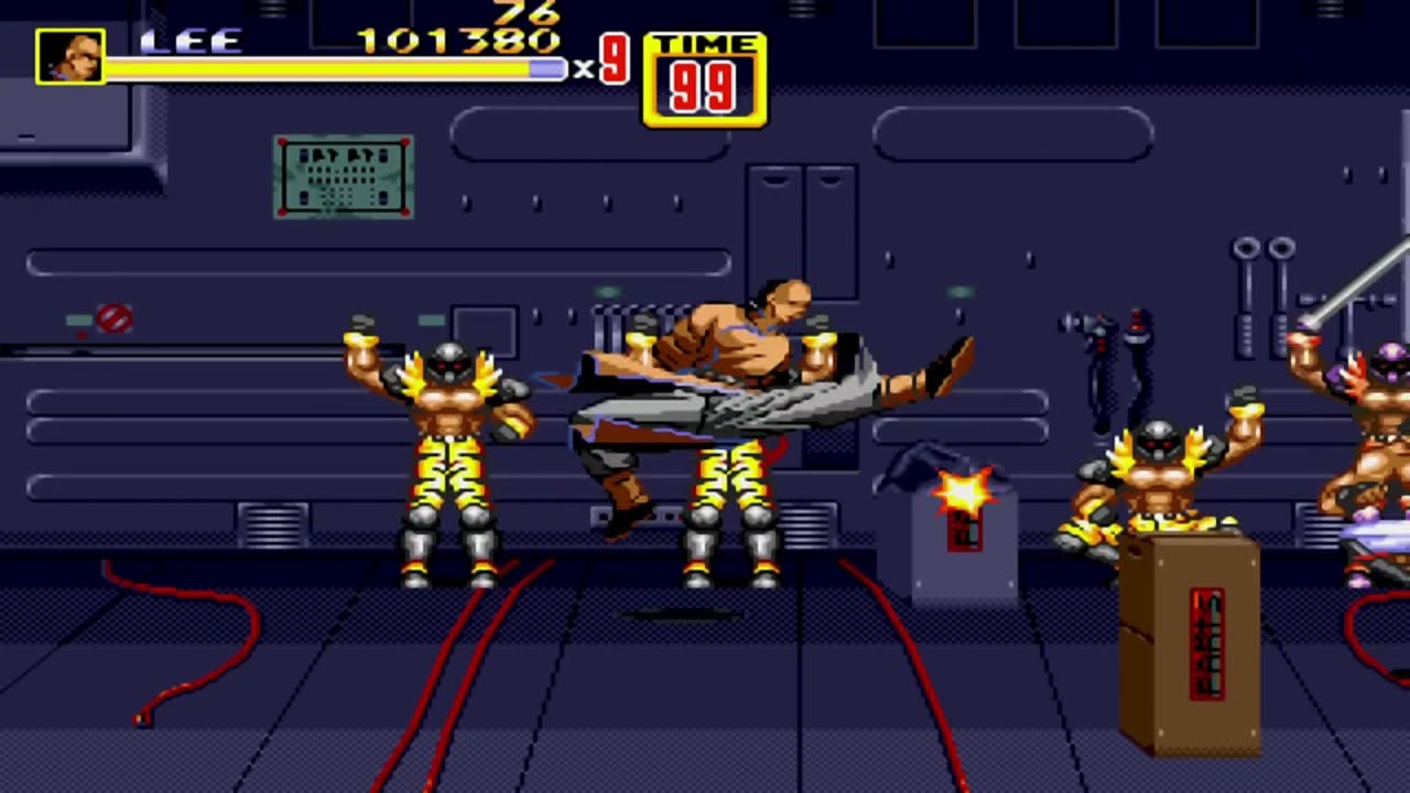 Street of Rage 2 Lee (Megadrive) - (6 Nút)