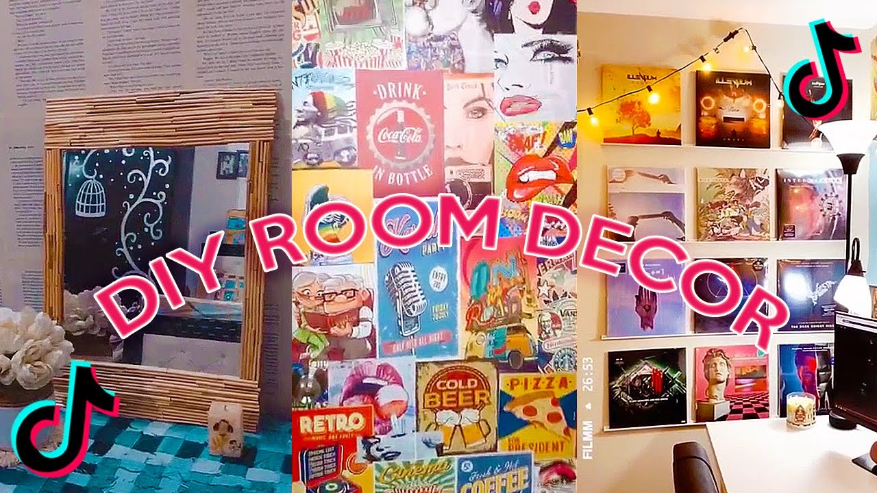 Tiktok DIY Room Decor | Room Decor Tiktok DIY Part 2 💖 - YouTube