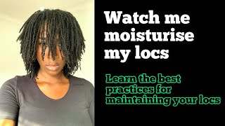 Tips on how to moisturise your locs to avoid build up