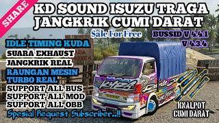 $ALE FOR FREE !! KD SOUND ISSUZU TRAG TURBO CUMI BLACK BUSSID V4.4.1 SUPPORT ALL MOD screenshot 1