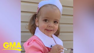 2-year-old goes viral for her hilarious diner routine l GMA