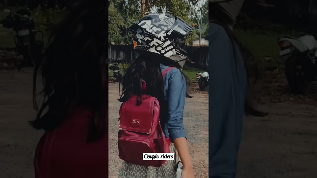 couple riders 💞 WhatsApp status 💞ride with gf 🥰 bike shorts rider 