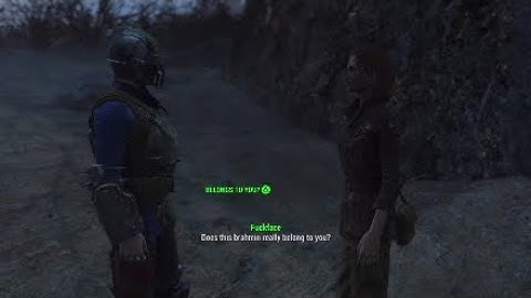 Buying a Brahmin Random Encounter - Fallout 4 #Fallout4 #Fallout #Bethesda