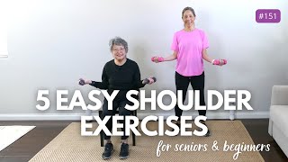 5 Easy Shoulder Exercises for Seniors, Beginners