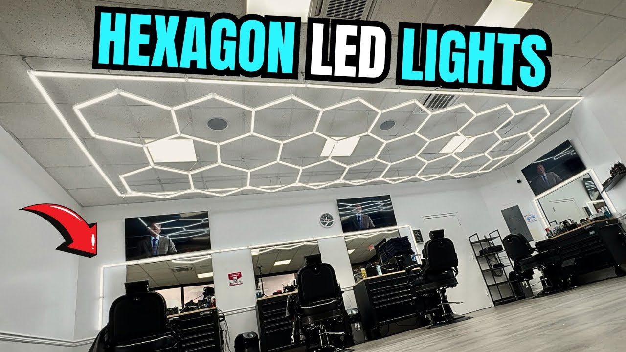 BARBERSHOP LED LIGHTING - YouTube