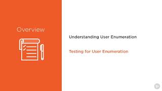 Understanding User Enumeration - Overview