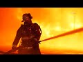 Montebello: Massive Tire Yard Fire with Huge Flames Seen