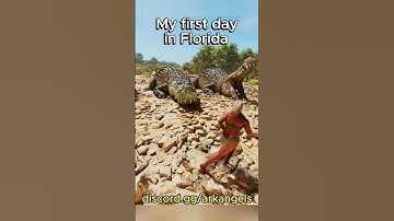 My first day in ARK Florida #ark #arkascended #arksurvivalevolved #asa #florida #crocodile #usa