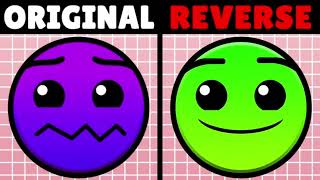 CUSTOM Geometry Dash Difficulty Faces But Everyone Is REVERSE (Version 5.1)