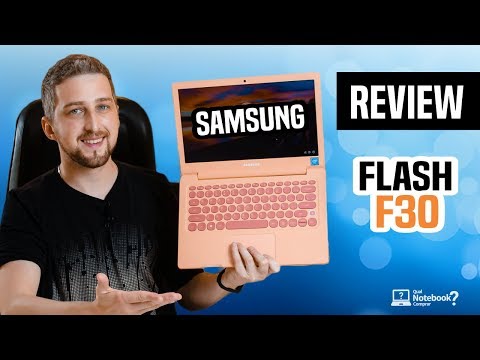 Review Notebook Samsung Flash F30 | Análise Completa básico e barato tela 13” Full HD - Roda jogos?