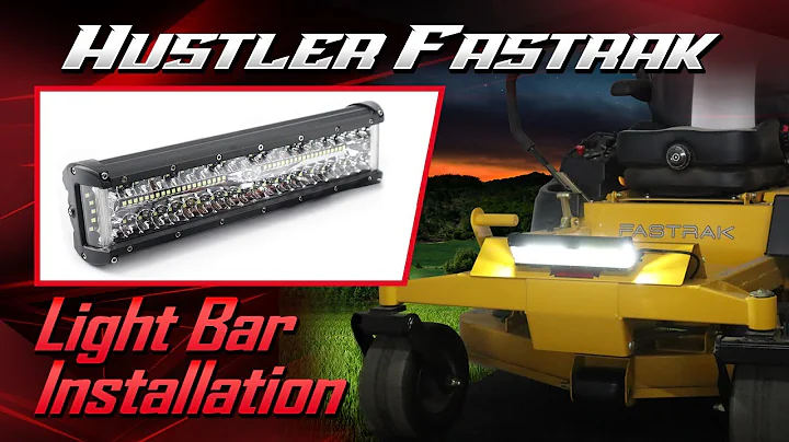 Hustler Fastrak Light Bar Kit Installation - Lights For Your Lawn Mower