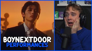 REACTING TO BOYNEXTDOOR — ONE AND ONLY • BUT I LIKE YOU • SERENADE • BUT SOMETIMES | (PERF. VER.)