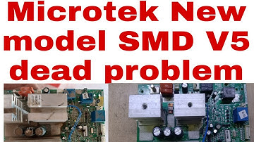 Microtek New model SMD V5 dead problem solve step by step
