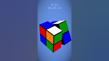 2x2 Rubiks Cube Solved in 19 Seconds Virtual Cube #rubicks #puzzle #cube #cubber #rubikscube #cubing