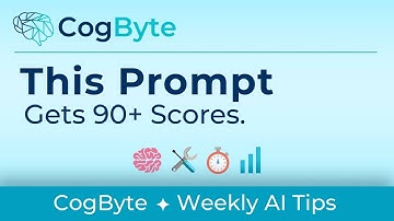 Everyone’s Using Bad AI Prompts — Here’s the 90+ Score Method