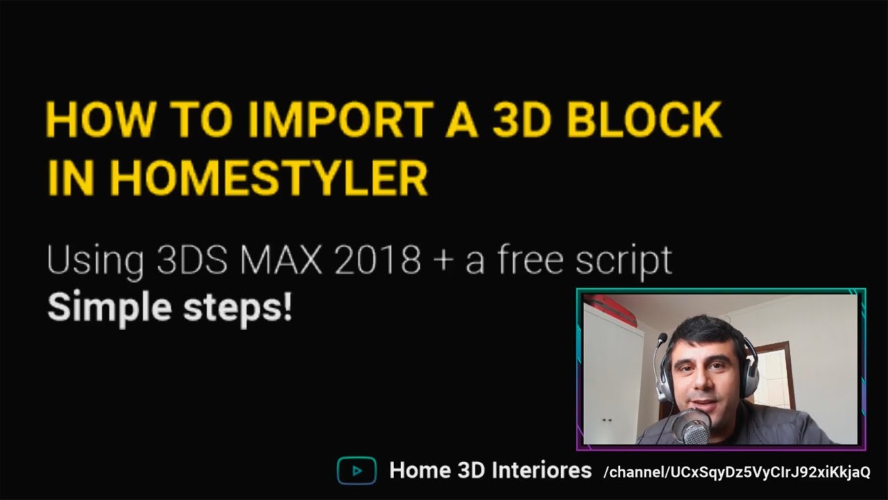 How to Import ANY 3D Blocks into Homestyler in Simple ...