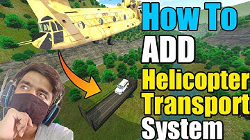 How To Add Helicopter Transport System In Bussid | Bus Simulator Indonesia - Android Gameplay