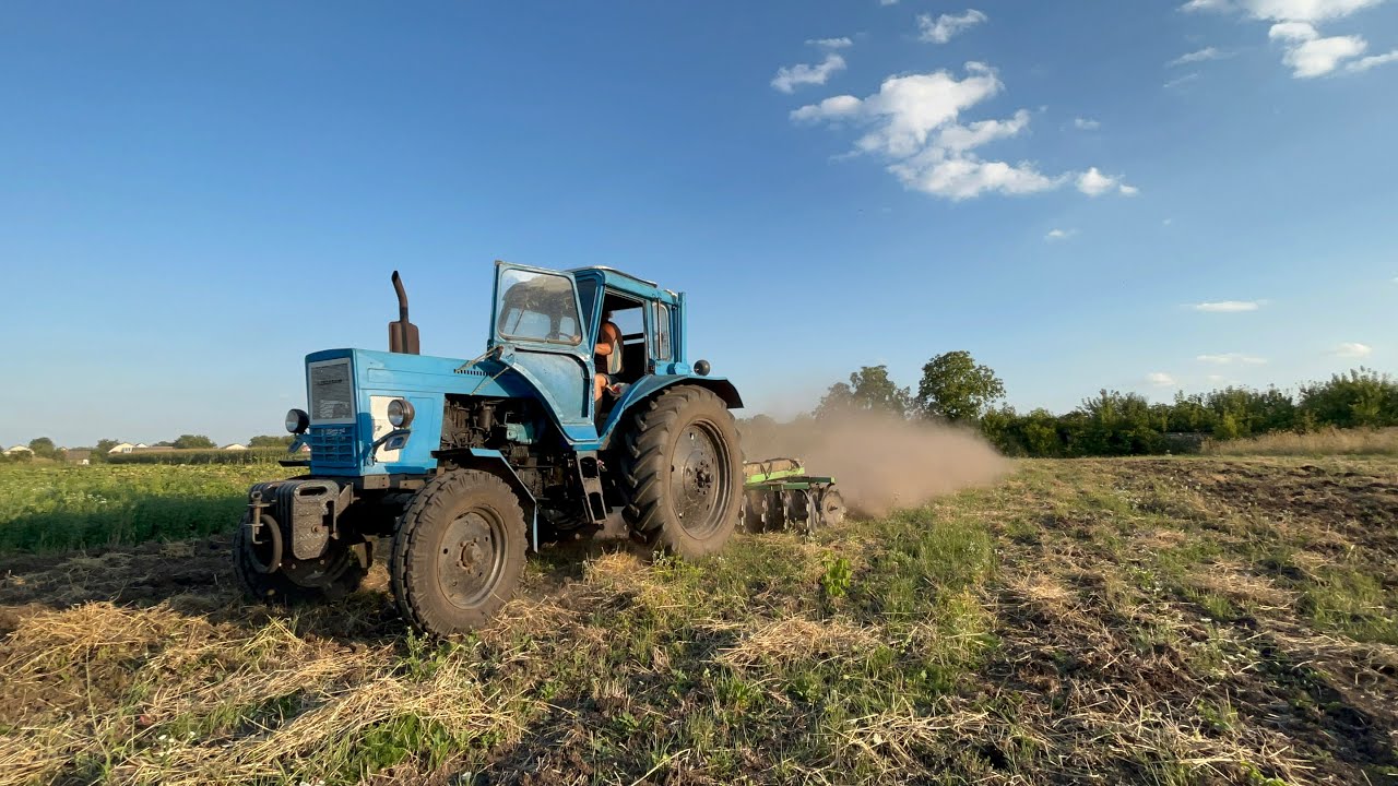 БОМЕТ НЕ ЛІЗЕ У ЗЕМЛЮ??? Дискування ділянок на МТЗ + BOMET