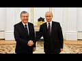 Шавкат Мирзиёев провел переговоры с Владимиром Путиным
