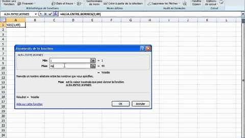 Générer des nombres aléatoires.  video formation almoudaris