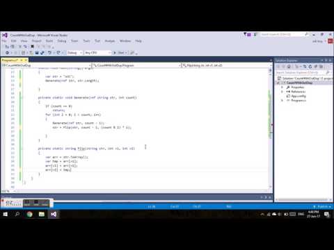 count all possible word combinations(without duplicates) in c#