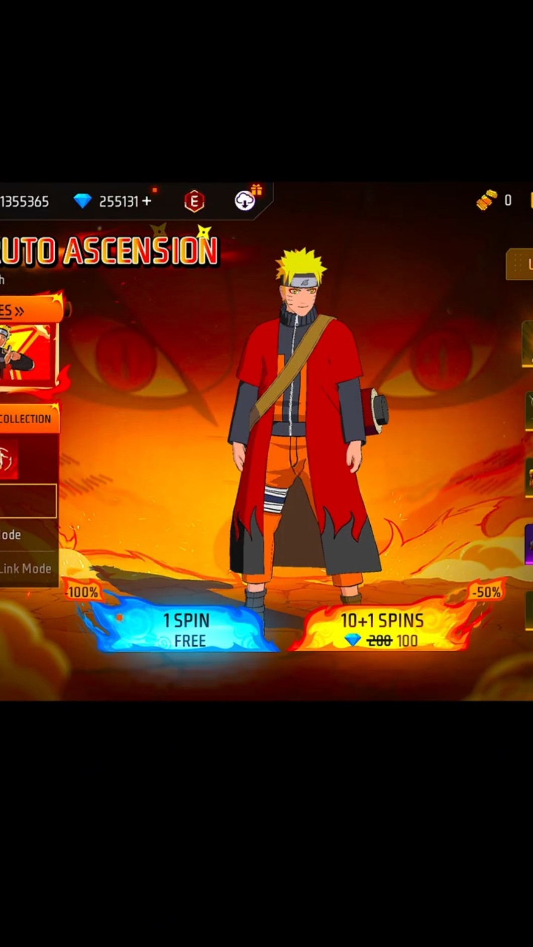 Mystery Shop me Baba ne Naruto bundle nikalwa diya phir kya hua dekho - Garena free fire max #shorts