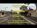 Drivers eye view, Gisborne to Kyneton, N class, Jan 2026