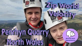 World’s Fastest Zip Line! Zip World Velocity North Wales Adventure