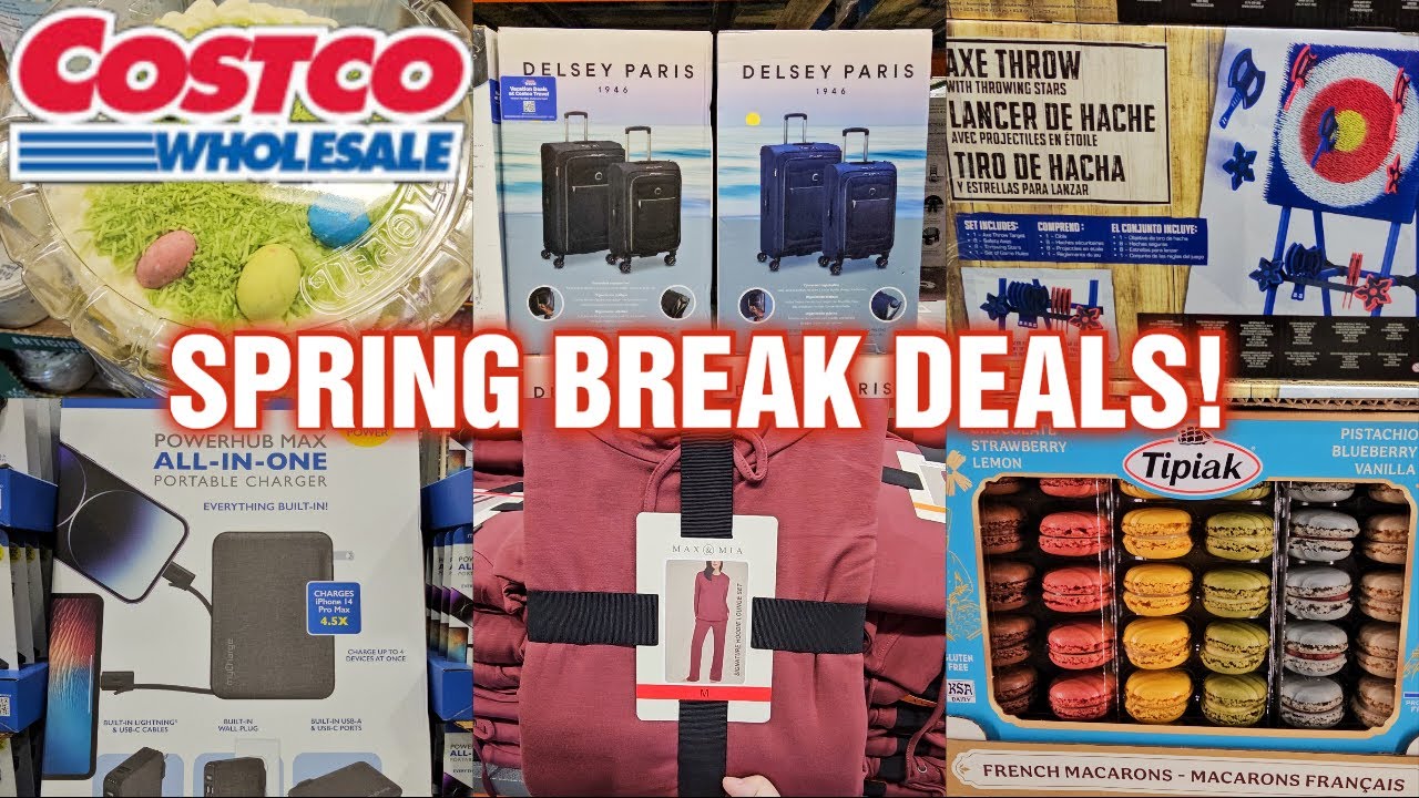 COSTCO SPRING BREAK DEALS for MARCH/APRIL 2024! - YouTube