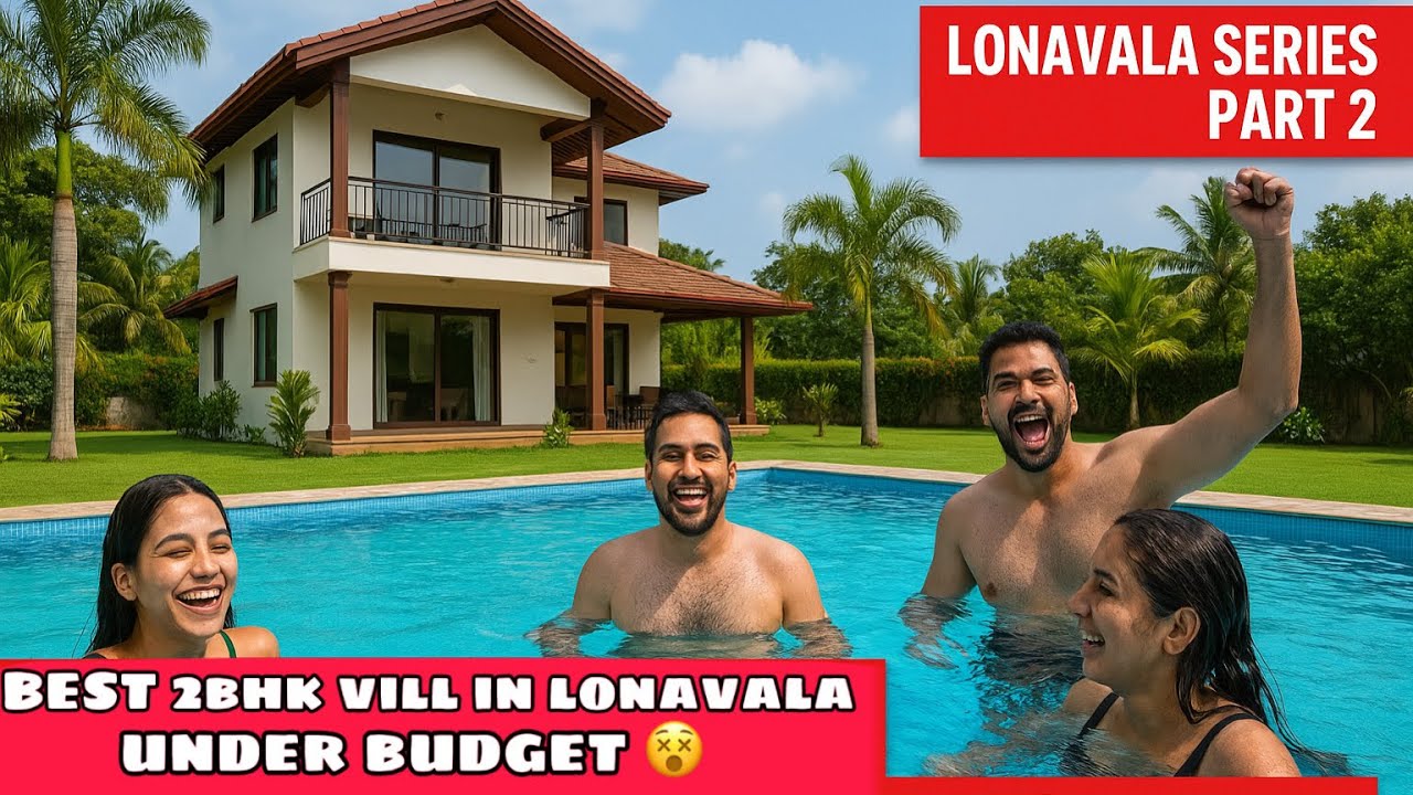 🏞 Lonavala Series Part 2 | Best Budget Villa in Lonavala with Pool 🏡💦 | Nilesh kharvi vlogs