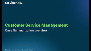 Case Summarization - Overview and See it in action