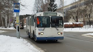 картинка: Троллейбус №27 (Екатеринбург). Улица Начдива Онуфриева - ЖД Вокзал