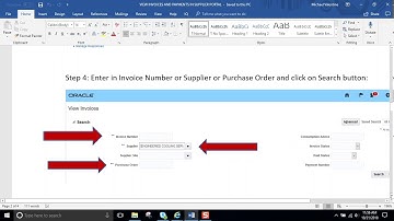 VIEW INVOICES AND PAYMENTS