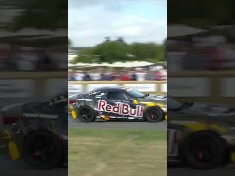 Incredible sounding Lexus RC F drift car at Goodwood