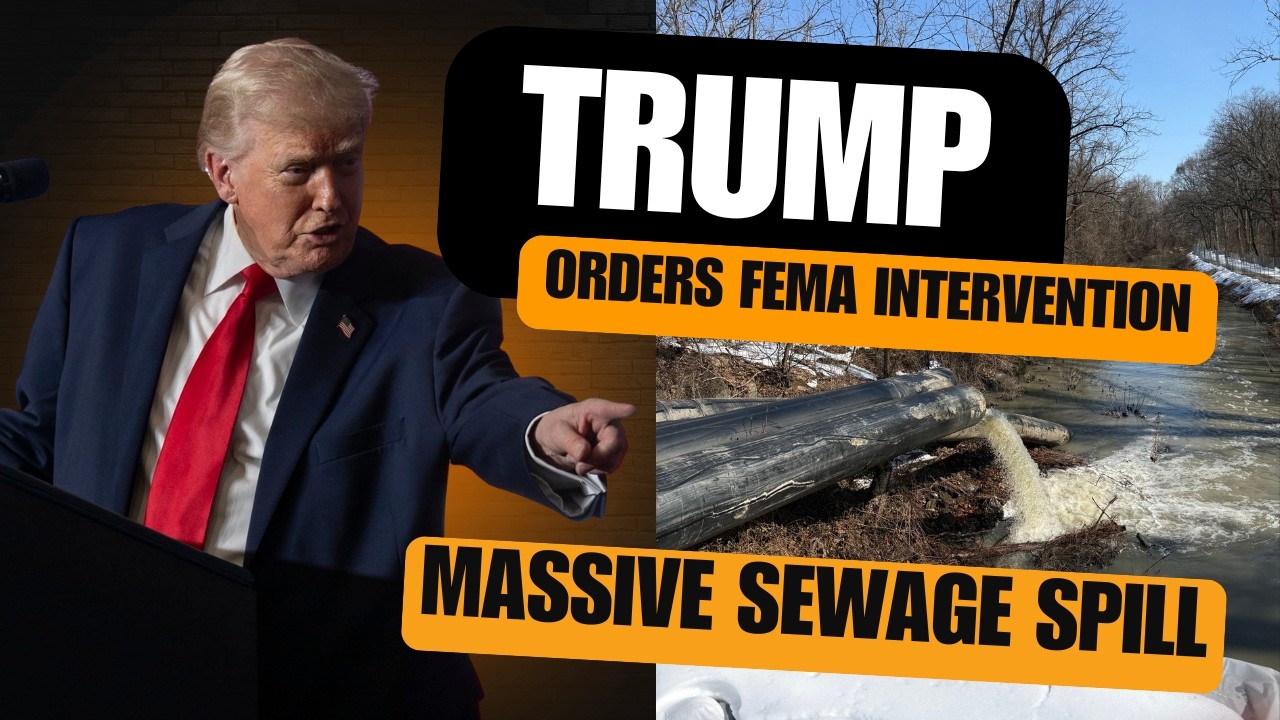 Трамп резко критикует некомпетентных демократов за масштабную катастрофу с канализационными стока...