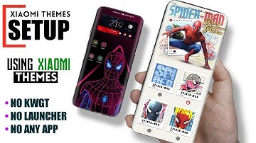 Spiderman Home & Lock Customization For Xiaomi/Redmi/Poco Devices | MIUI Themes