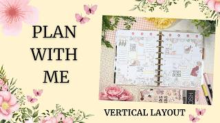 Plan With Me | Happy Planner Vertical Layout | Live Love Posh Neutral Elements