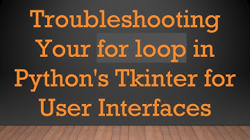 Troubleshooting Your for loop in Python