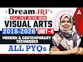 UGC NET Visual Art Unit 4 | UGC NET Visual Art Modern &amp; Contemporary Techniques PYQ By Zainab Mam