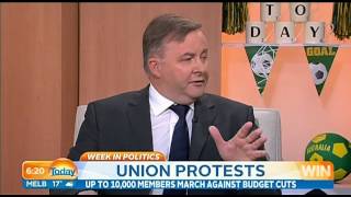 Famous Today Show: Anthony Albanese tells Malcolm Turnbull why the Budget is unfair Profile