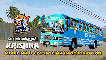 SD COACH BUS MOD LIVERY 😘 | KRISHNA BUS LIVERY 😍 | LINK IN DESCRIBTION 🥰 | M4 DESIGNS 🤩 | BUSSID 😁